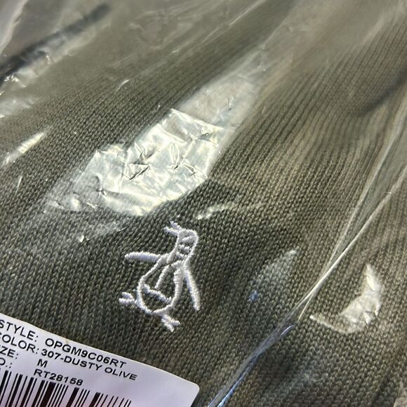 PENGUIN - 1/4 ZIP COTTON JERSEY SWEATER - Picture 7 of 7